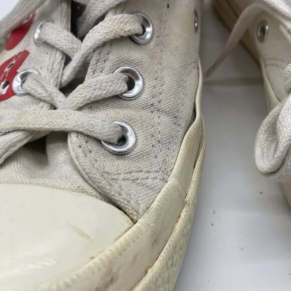 Mens Size 6 Converse Chuck 70 CDG Hi Multi Heart Shoes Sneakers 162972C - Picture 9 of 12